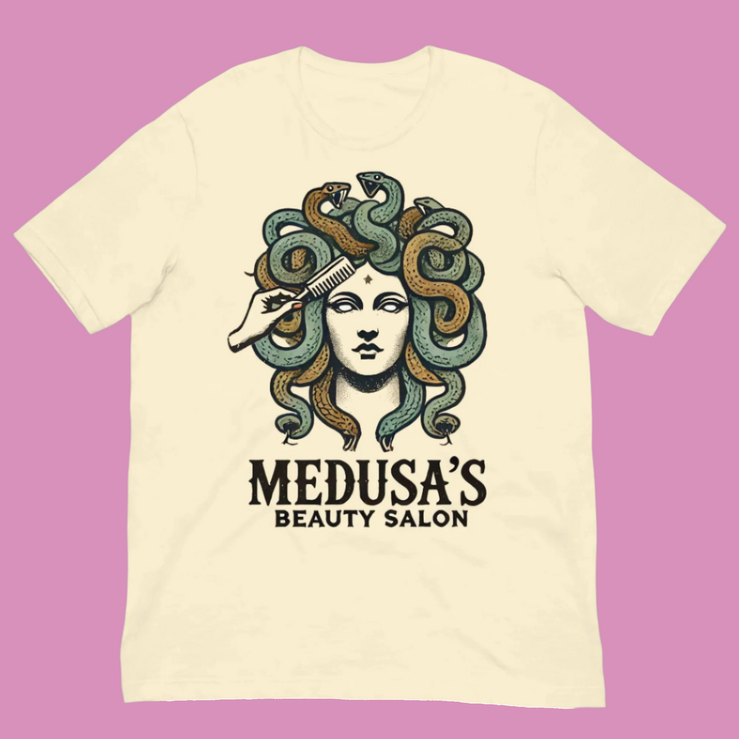 Medusa’s Beauty Salon Unisex T-shirt